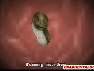 Bigboobs hentai gemischt wird gebohrt alle loch von snakes